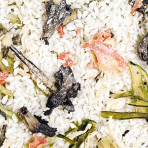 Risotto B&F, de trompetes negres i espàrrecs - Imatge 2